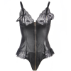 QUEEN LINGERIE - TEDDY WITH ZIPPER S/M - Afbeelding 3