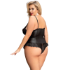 QUEEN LINGERIE - TEDDY WITH ZIPPER PLUS SIZE - Afbeelding 2
