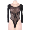 QUEEN LINGERIE - LONG SLEEVE TEDDY S/L - Afbeelding 4