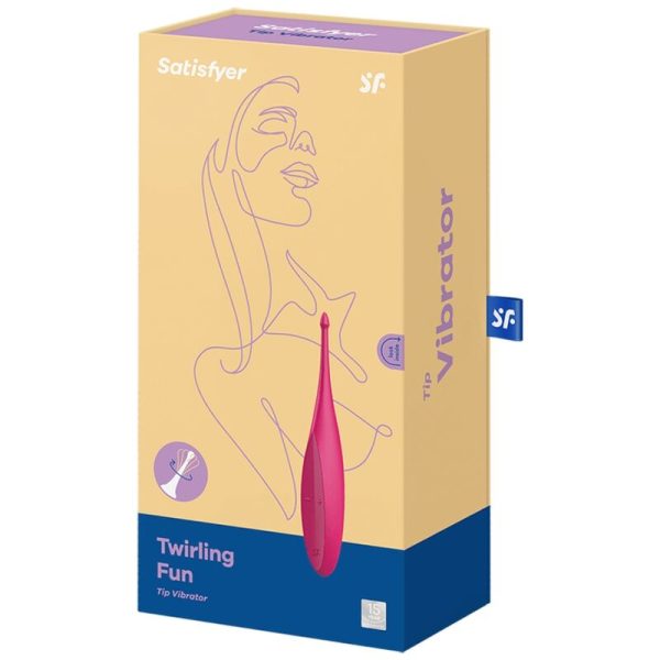 SATISFYER - TWIRLING FUN TIP VIBRATOR PINK - Afbeelding 5