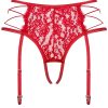 OBSESSIVE - REDIOSA CROTHLESS GARTER BELT L/XL - Afbeelding 4