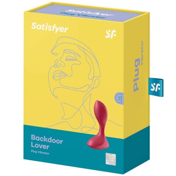 SATISFYER - BACKDOOR LOVER VIBRATING PLUG RED - Afbeelding 4