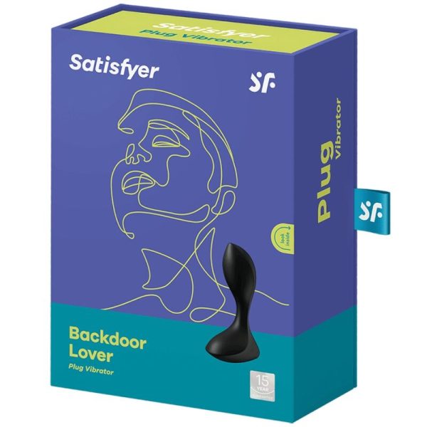 SATISFYER - BACKDOOR LOVER VIBRATING PLUG BLACK - Afbeelding 4