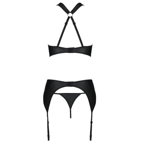 PASSION - AMANDA ECOLOGICAL LEATHER SET S/M - Afbeelding 4