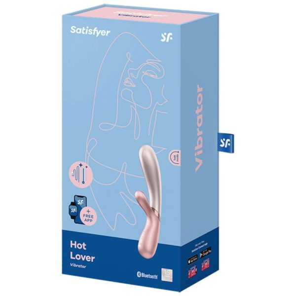 SATISFYER - HOT LOVER VIBRATOR ROSE & BEIGE - Afbeelding 4