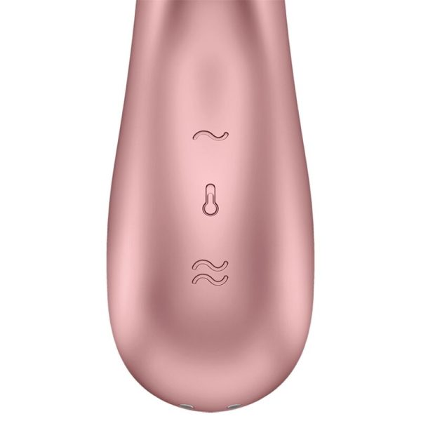 SATISFYER - HOT LOVER VIBRATOR ROSE & BEIGE - Afbeelding 3