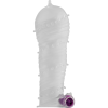 OHMAMA - TEXTURED PENIS SHEATH WITH WIDE TIP VIBRATING BULLET - Afbeelding 2