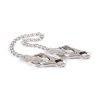 OHMAMA FETISH - METAL CLAMPS WITH CHAIN - Afbeelding 2