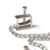 OHMAMA FETISH - METAL SCREW CLAMPS WITH CHAIN - Afbeelding 3