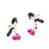 OHMAMA FETISH - NIPPLE CLAMPS WITH PINK BELL - Afbeelding 3