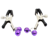 OHMAMA FETISH - NIPPLE Clamps WITH LILAC BELL