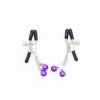 OHMAMA FETISH - NIPPLE Clamps WITH LILAC BELL - Afbeelding 2