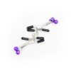 OHMAMA FETISH - NIPPLE Clamps WITH LILAC BELL - Afbeelding 6