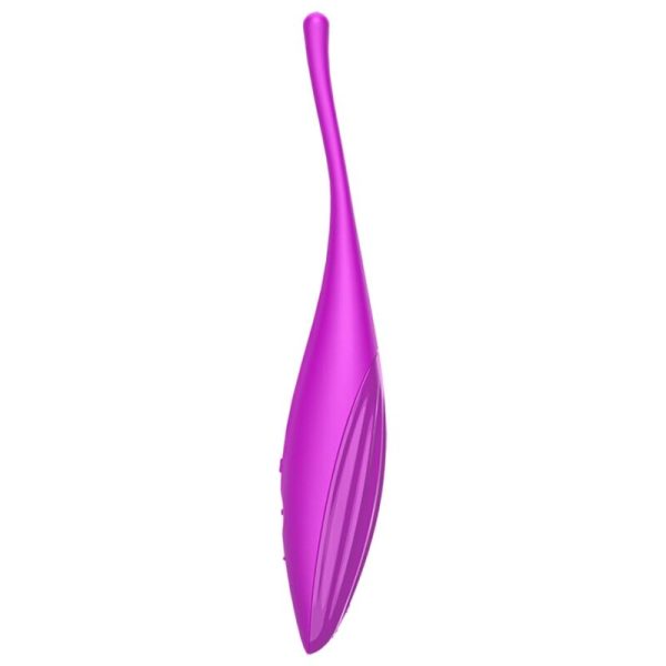 SATISFYER - TWIRLING JOY CLIT TIP VIBRATOR FUCHSIA - Afbeelding 2
