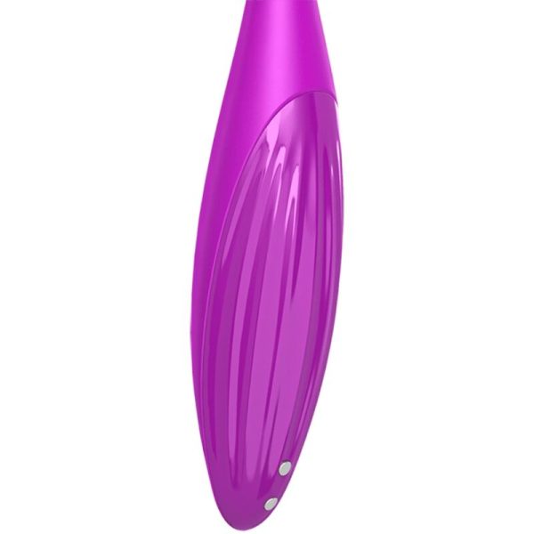 SATISFYER - TWIRLING JOY CLIT TIP VIBRATOR FUCHSIA - Afbeelding 3