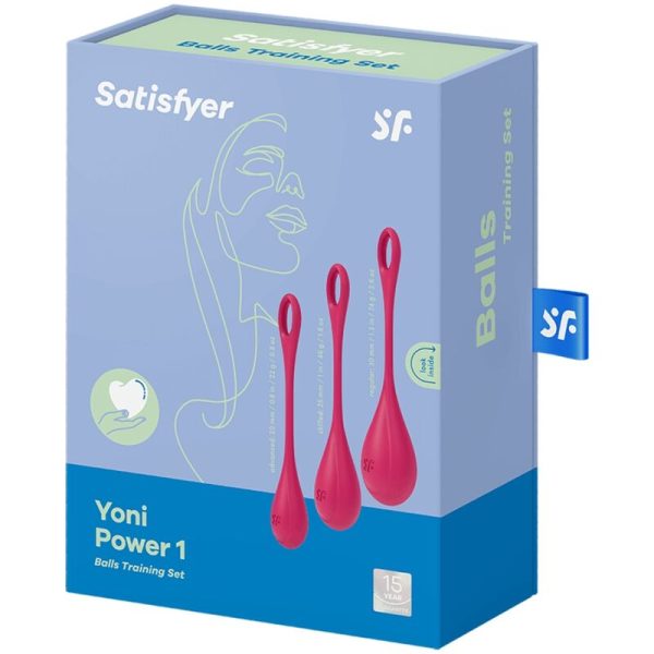 SATISFYER - YONI POWER 1 TRAINING SET RED - Afbeelding 4