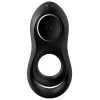 SATISFYER - LEGENDARY DUO RING VIBRATOR BLACK - Afbeelding 3