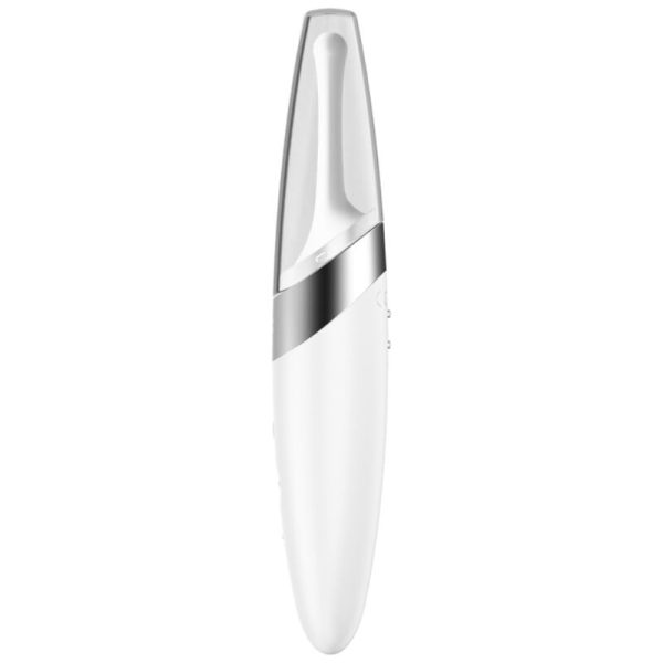SATISFYER - TWIRLING DELIGHT CLIT TIP VIBRATOR WHITE - Afbeelding 2