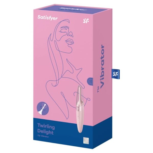 SATISFYER - TWIRLING DELIGHT CLIT TIP VIBRATOR PINK - Afbeelding 3
