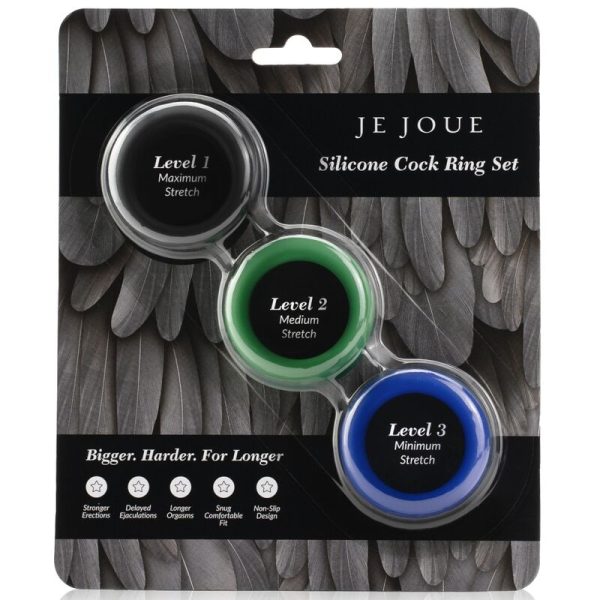 JE JOUE - SILICONE SET SILICONE PENIS RINGS - Afbeelding 2