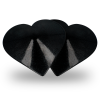 COQUETTE CHIC DESIRE - NIPPLE COVERS BLACK HEARTS - Afbeelding 4