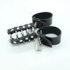 OHMAMA FETISH - PENIS CAGE WITH METAL RINGS AND LEATHER STRAPS - Afbeelding 3