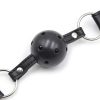 OHMAMA FETISH - BALL GAG WITH VENTS AND NIPPLE CLAMPS - Afbeelding 3