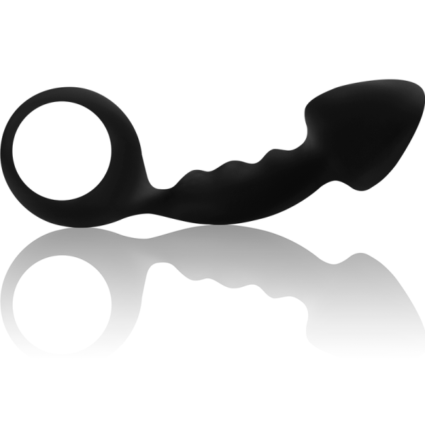 OHMAMA - RIBBED ANAL PLUG WITH RING - Afbeelding 2