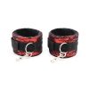 OHMAMA FETISH - VELVET HANDCUFFS WITH NYLON TAPE - Afbeelding 2