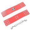 OHMAMA FETISH - RED HANDCUFFS WITH SNAP CLOSURE - Afbeelding 3