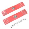 OHMAMA FETISH - RED HANDCUFFS WITH SNAP CLOSURE - Afbeelding 4