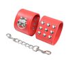 OHMAMA FETISH - RED HANDCUFFS WITH SNAP CLOSURE - Afbeelding 6