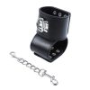 OHMAMA FETISH - WRIST RESTRAINTS SNAP FASTEN METAL - Afbeelding 4