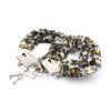 OHMAMA FETISH - VELVETEEN FURLINED METAL WRIST CUFFS - Afbeelding 5