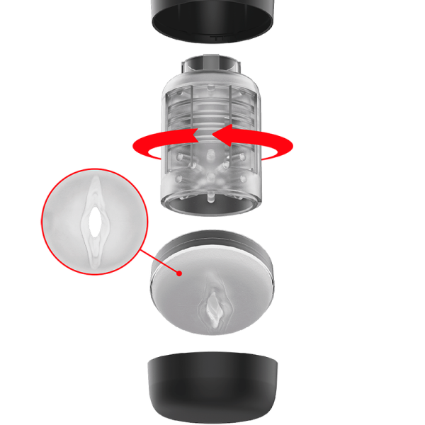JAMYJOB - TORNADO 360 ROTATE TECH STROKER - Afbeelding 8