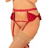 OBSESSIVE - RUBINESA GARTER BELT S/M - Afbeelding 5