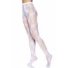 LEG AVENUE - SNOWFLAKE FISHNET TIGHTS ONE SIZE - Afbeelding 6