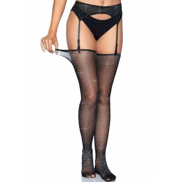 LEG AVENUE - GARTER BELT AND STOCKINGS SET ONE SIZE - Afbeelding 2