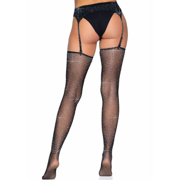LEG AVENUE - GARTER BELT AND STOCKINGS SET ONE SIZE - Afbeelding 4