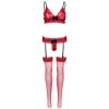LEG AVENUE - THREE PIECES SET ONE SIZE - RED - Afbeelding 6