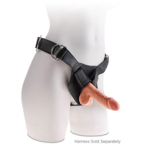 KING COCK - PLUS 3D DILDO WITH BALLS 17 CM - Afbeelding 4