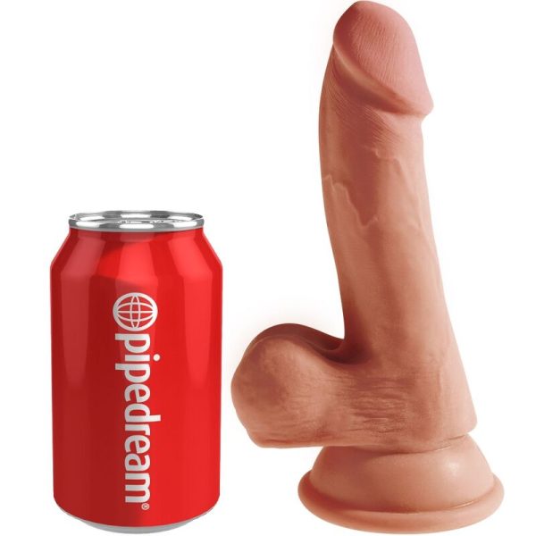 KING COCK - PLUS 3D DILDO WITH BALLS 17 CM - Afbeelding 2