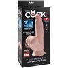 KING COCK - PLUS 3D DILDO SWINGING BALLS 15.2 CM LIGHT SKIN - Afbeelding 7