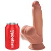 KING COCK - PLUS 3D DILDO SWINGING BALLS 15.2 CM - Afbeelding 2