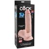KING COCK - PLUS 3D DILDO SWINGING BALLS 20.3 CM - Afbeelding 7