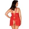 OBSESSIVE - BLOSSMINA CHEMISE AND TANGA 6XL/7XL - Afbeelding 2