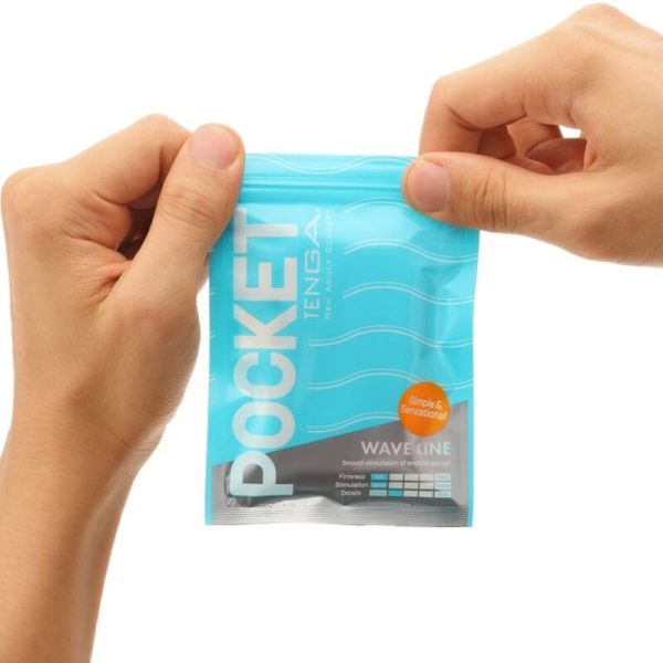 TENGA - WAVE LINE POCKET MASTURBATOR - Afbeelding 6