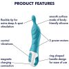 SATISFYER - AMAZING 2 ASPOT VIBRATOR TURQUOISE - Afbeelding 4