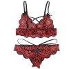 SUBBLIME - SET TWO PIECES SET LACE TOP AND PANTIES L/XL - Afbeelding 5