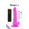 DIVERSIA - FLEXIBLE VIBRATING DILDO PURPLE 18 CM -O- 4 CM - Afbeelding 8